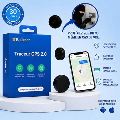 Traceur GPS 2.0 – Précis & Sans Abonnement
