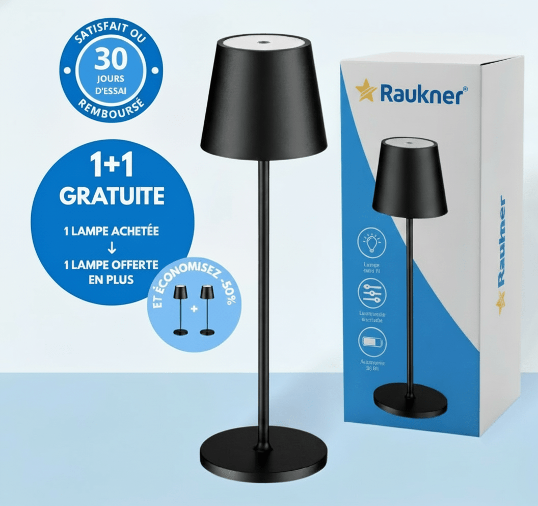 Lampe LED sans fil - Raukner.com