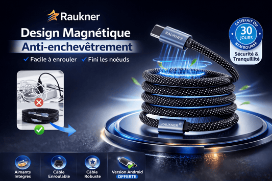 MagCable 2.0 – Fini les câbles emmêlés - Raukner.com