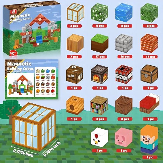 MagnaCraft – Blocs Magnétiques Éducatifs - Raukner.com